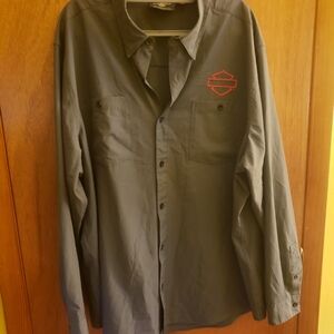 Harley Davidson button down shirt size 3xl